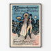 Plakat Kunstnerkarneval Fest på Fladeby Anno 1800 - Vintage vægdekoration