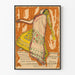 Vintage plakat for udstilling af Jean Verhoeven på Kunstsalon Zürich Wolfsberg