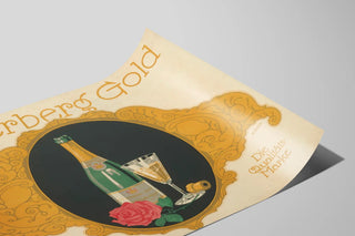 Plakat Vintage Kupferberg Gold - Elegant vægdekoration — visning af kunstværket