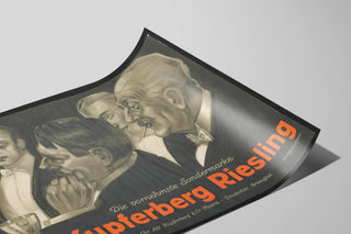 Plakat Vintage Kupferberg Riesling - Retro vægdekoration — visning af kunstværket