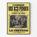 Vintage plakat L'Auberge des 13 pendus af Henry de Kock