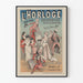Vintage plakat L'Horloge Champs-Élysées Sommerkoncert