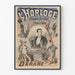 Vintage plakat L'Horloge Déramé - Teater vægdekoration Paris