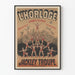 Vintage plakat L'Horloge Jackley Troupe Champs-Élysées