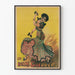 Retro plakat La Belle Guerrero spansk danser