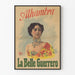 Vintage plakat La Belle Guerrero Alhambra til vægdekoration