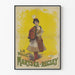 Vintage plakat La Belle Maryska Recsey - Retro vægdekoration
