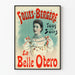 Vintage plakat Folies-Bergère La Belle Otero