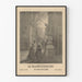 Gammel plakat La Blanchisseuse de Berg-Op-Zoom vægdekoration vintage