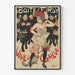 Vintage plakat La Boîte à Fursy Revue Vive la Grève