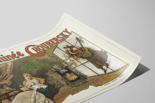 Plakat Vintage La Cheminée Choubersky – Elegant vægdekoration — visning af kunstværket