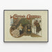Plakat vintage La Cheminée Choubersky til elegant vægdekoration — indrammet kunstværk på væggen