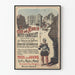 Vintage plakat genopbygning Quartier Henri IV Petit Châtelet Paris XVI. århundrede