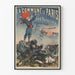 Plakat Den Parisiske Kommune 1871 - Historisk vægdekoration
