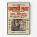 Vintage plakat La Comtesse Paule - Populær roman af Émile Richebourg