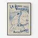 Vintage plakat La Danse des Ventres i blå