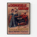 Vintage plakat La Demoiselle du Château af Xavier de Montepin