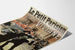 Vintage plakat Le Petit Parisien Viviane - Uudgivet store roman af Pierre Sales