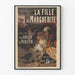 Vintage plakat af La Fille de Marguerite - Retro vægdekoration