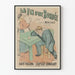 Vintage plakat La Fin d'une Bordée - Kunstnerisk vægdekoration Mévisto