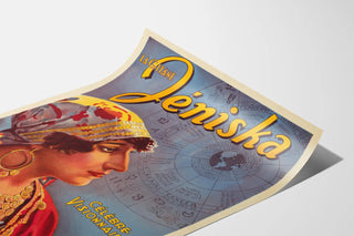Plakat La Gitane Jéniska Célèbre Visionnaire dekorativ vintage