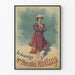 Vintage plakat La Gracieuse Mlle Mercédès Noëlita