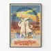 Vintage plakat af La Grande Roue de Paris - Retro vægdekoration