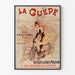 Vintage plakat La Guêpe - Vægdekoration med gammel cykel