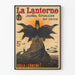 Vintage plakat La Lanterne Journal Républicain Anti-klerikal