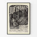 Vintage plakat La Légende du Juif Errant af Gustave Doré