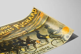 Vintage plakat Georges Richard-mærket - Retro vægdekoration Paris — visning af kunstværket