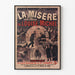 Vintage plakat La Misère af Louise Michel