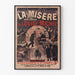 Vintage plakat La Misère - Roman-dramatisk værk af Louise Michel