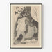 Vintage plakat af La Mort des Gueux - Kunstnerisk vægdekoration