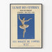Vintage plakat "Natten for Centraux" - Balletter fra Operaen ved Palais de Chaillot
