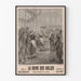Vintage plakat af operettekomedien La Reine des Halles