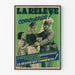 Vintage plakat Den nye generation begynder - Patriotisk vægdekoration