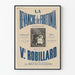 Vintage plakat La Revanche de Fortunia - Musikalsk vægdekoration