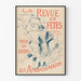 Vintage plakat La Revue en Fêtes - Vægdekoration Teater Parisien