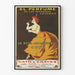 Vintage plakat La Rose Jacqueminot Coty elegant parfume