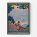Vintage plakat La Route des Alpes - Retro bjergvægdekoration