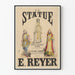 Vintage plakat Opera Statuen - Klassisk vægdekoration