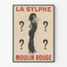 Vintage plakat La Sylphe Moulin Rouge