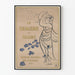 Vintage plakat af Salomés tragedi - Nationalteatret for Opera 1919