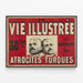 Vintage plakat La Vie Illustrée - Atrocités turques i Makedonien — indrammet kunstværk på væggen