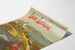 Vintage plakat af Lac Léman Chemins de Fer Jura-Simplon