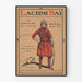 Vintage plakat Lachmi Bai - Joan of Arc i Indien af Michael White
