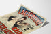 Vintage Lactéoline plakat til bad og toilet lotion