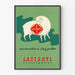 Vintage plakat Lactobyl vægdekoration fåre