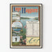 Vintage plakat af Lago Maggiore 1889 - Tidsplaner og landskaber